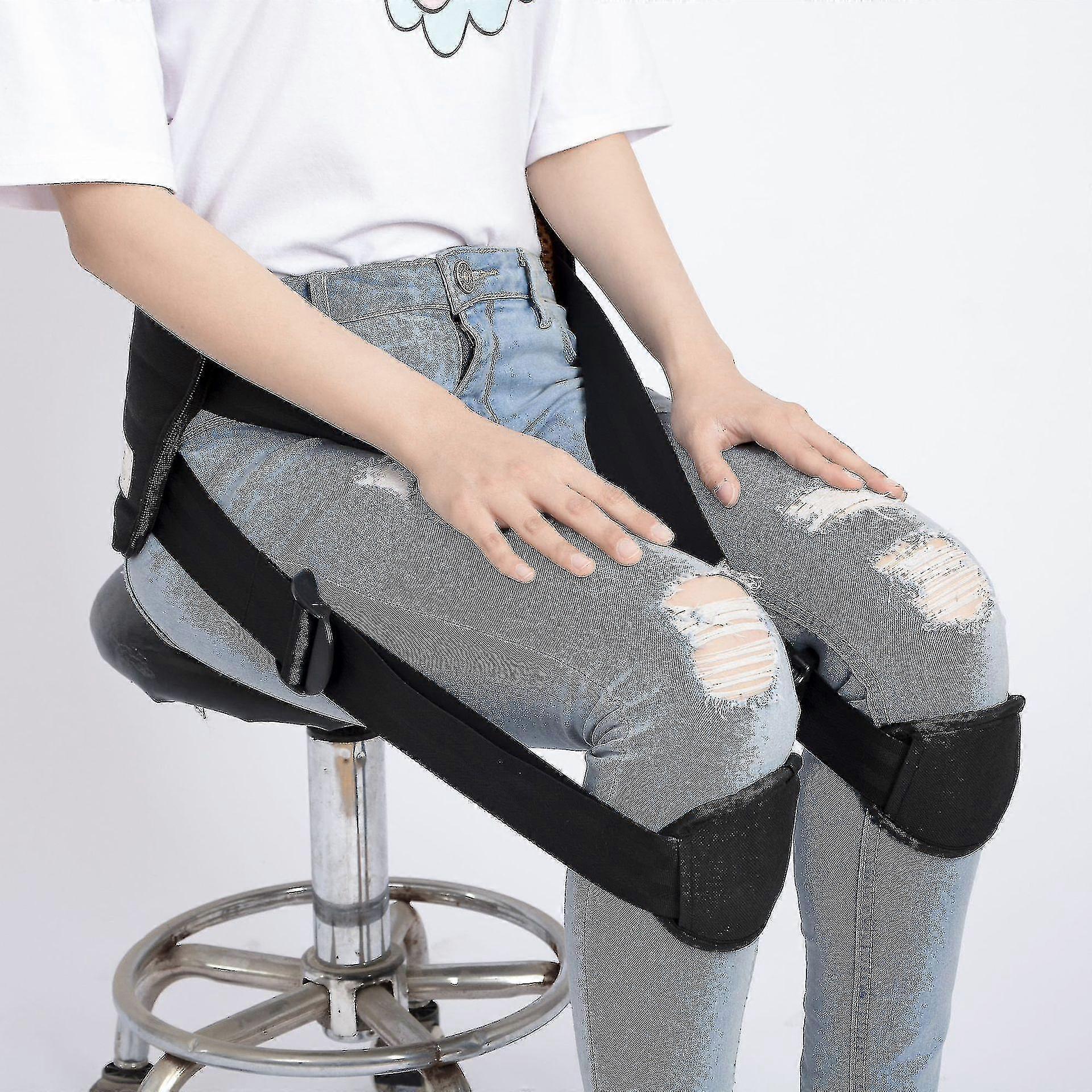 Correct Back Posture While Sitting - Lumbar Support, Adjustable Straps