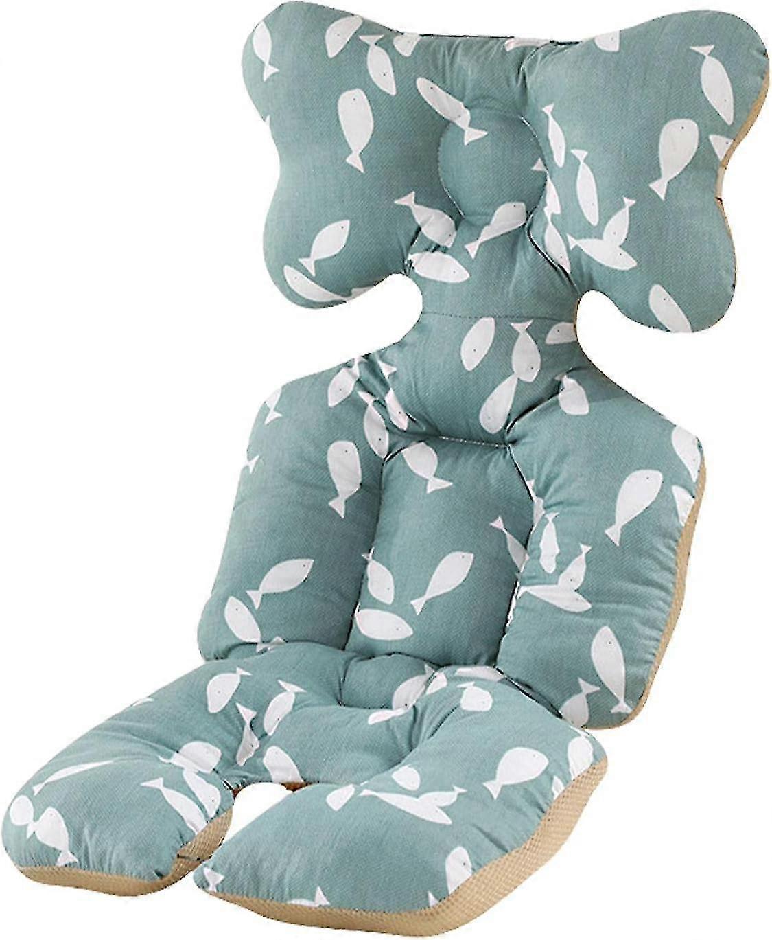 Stroller insert, universal seat cushion for strollers with summer and winter sides