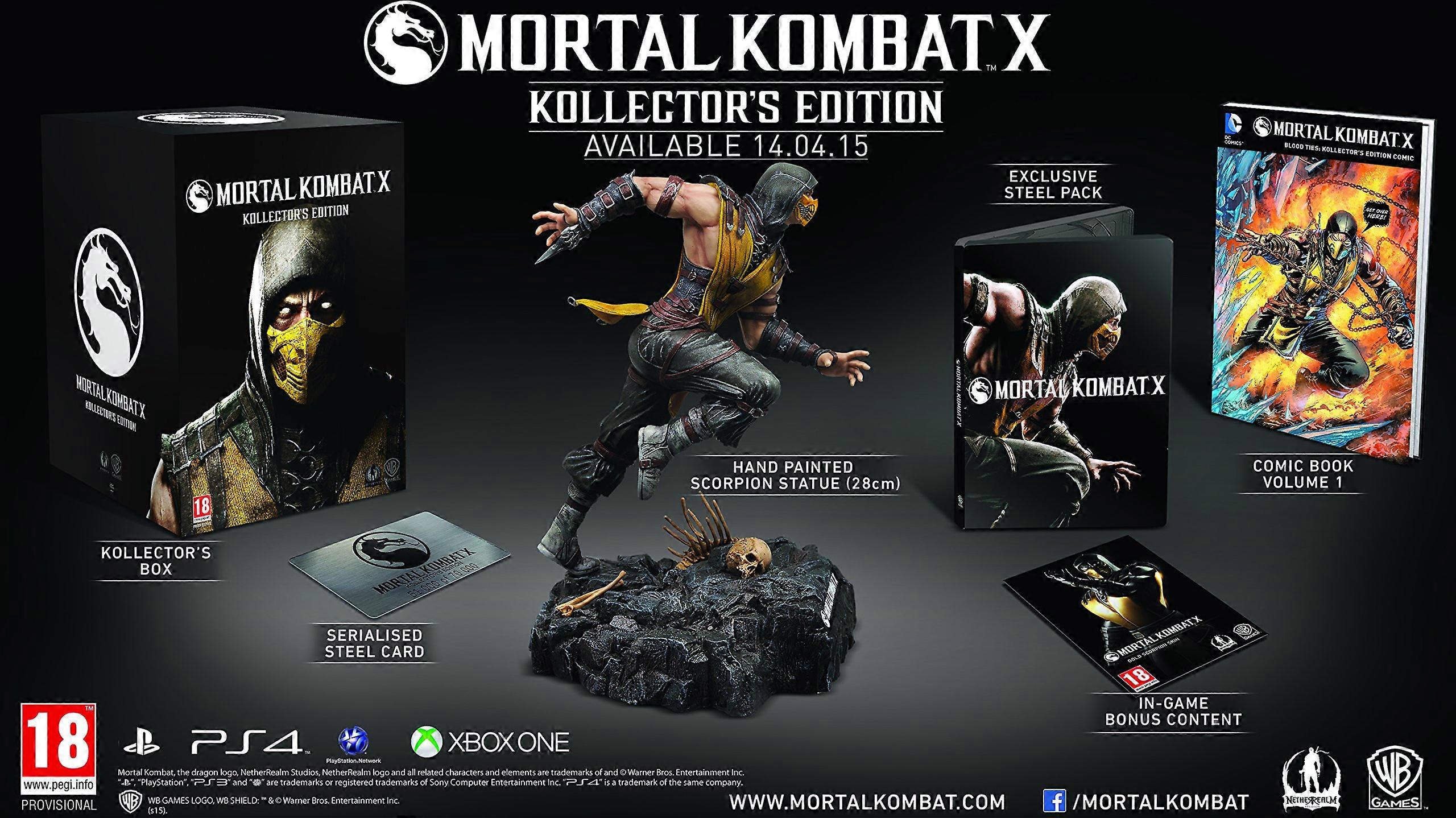 Mortal Kombat X Kollectors Edition (PC DVD) - New & Sealed