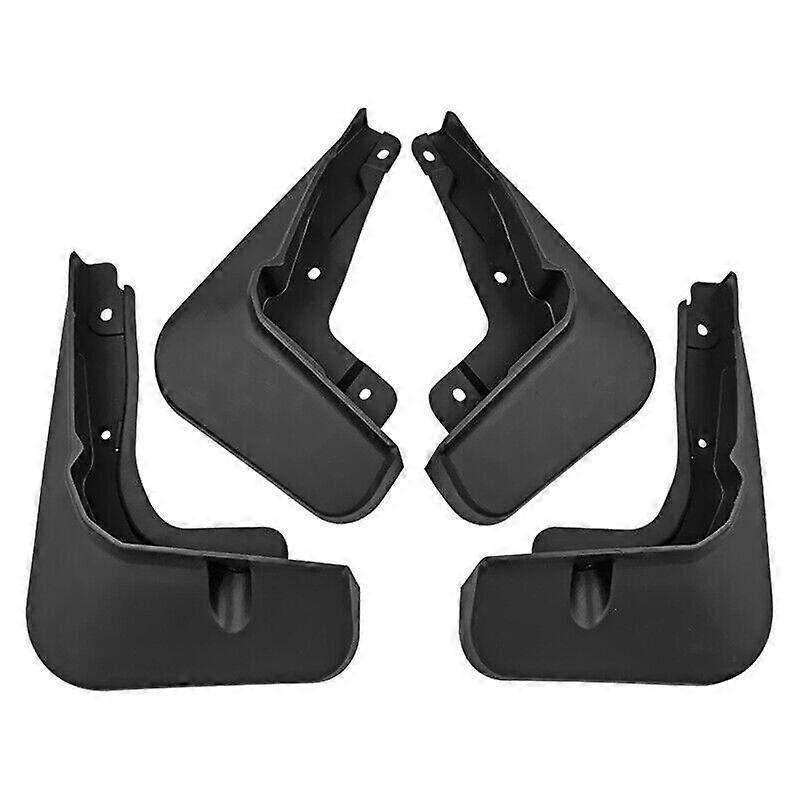 Genuine Style Molded Splash Guards – Front & Rear – For Volvo XC90 2015-2024 – Matte Black