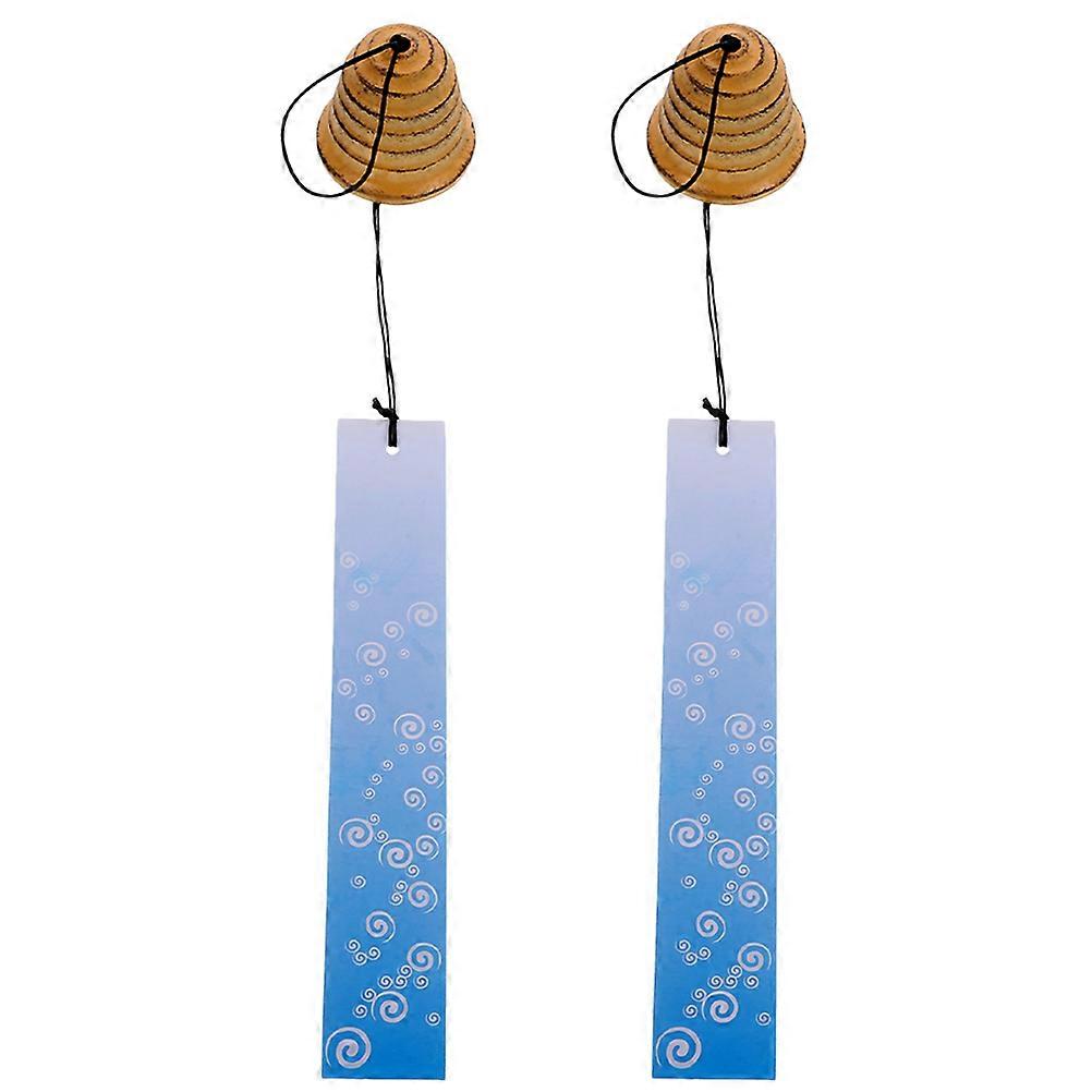 2Pcs  Window Wind Chime Hanging Wind Bell Hanging Wind Chime Hanging Decoration