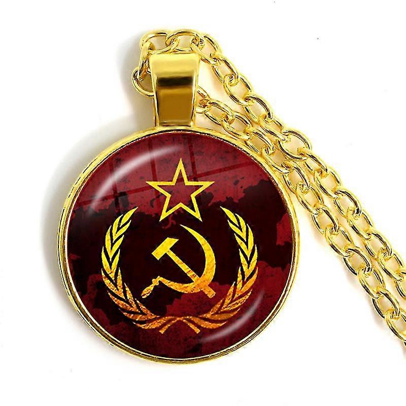 Vintage Ussr Σοβιετικά Εμβλήματα Δρεπάνι Σφυρί Κρεμαστό Κολιέ Cccp Ρωσία Έμβλημα Κομμουνισμός Υπογράψτε κοσμήματα κορυφαίας ποιότητας για τους φίλους Δώρο