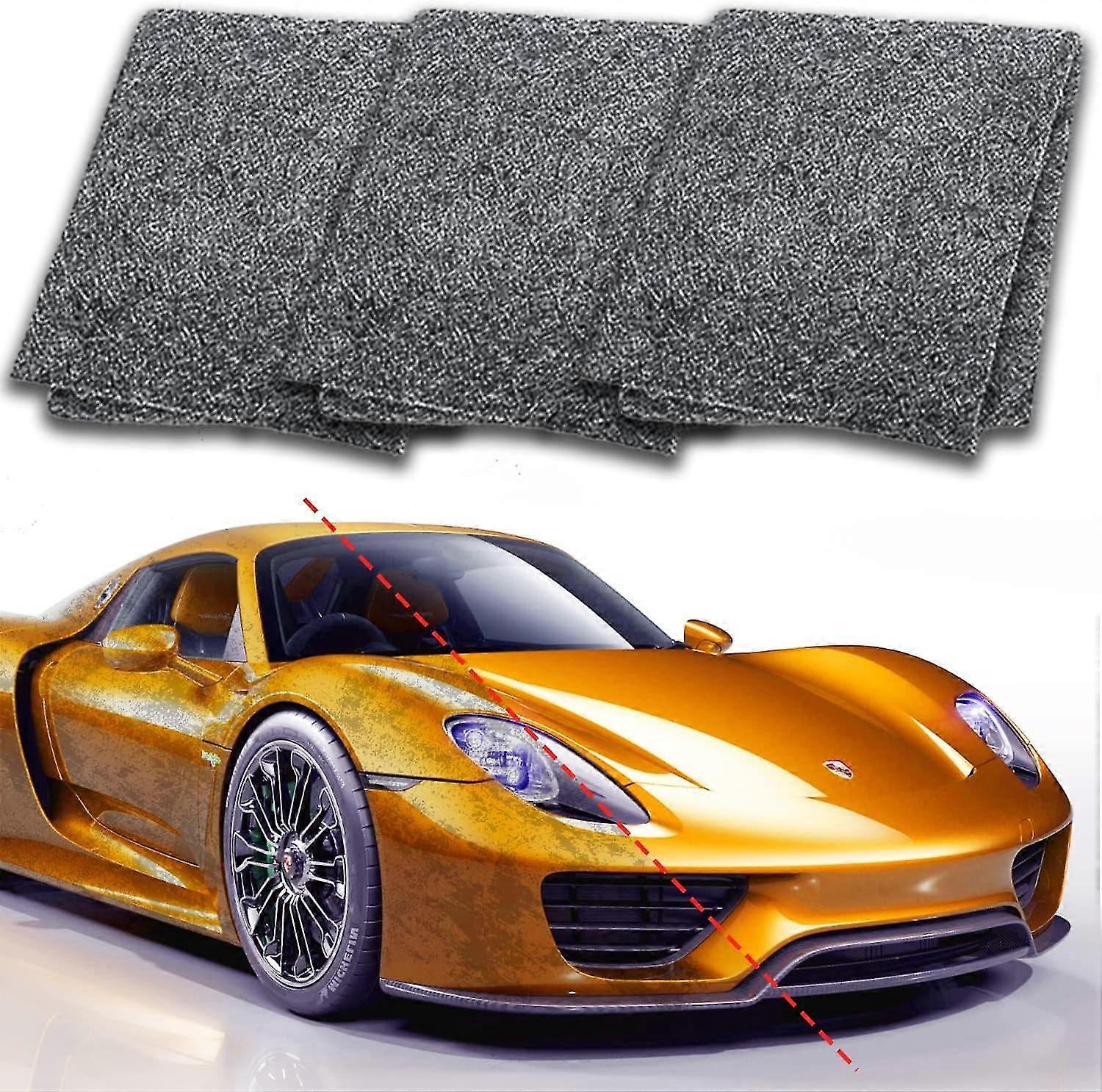 Nano Sparkle Cloth for Car Scratches, 2024 Nano Sparkle Cloth Scratch Remover Easily Repair Scratches Paint Residues Water Spots Remover, Nanosparklec