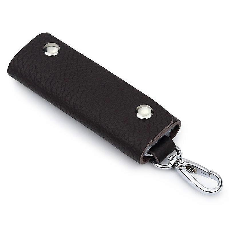 Leather Keychain Men Women Key Holder Organizer Pouch Cow Split Car Wallet Housekeeper Key Case Mini Bag