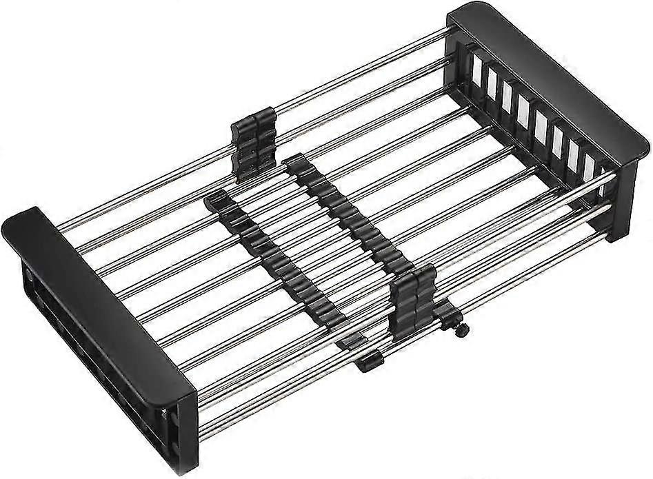 Adjustable Stainless Steel Drainer Basket Drain Tray.