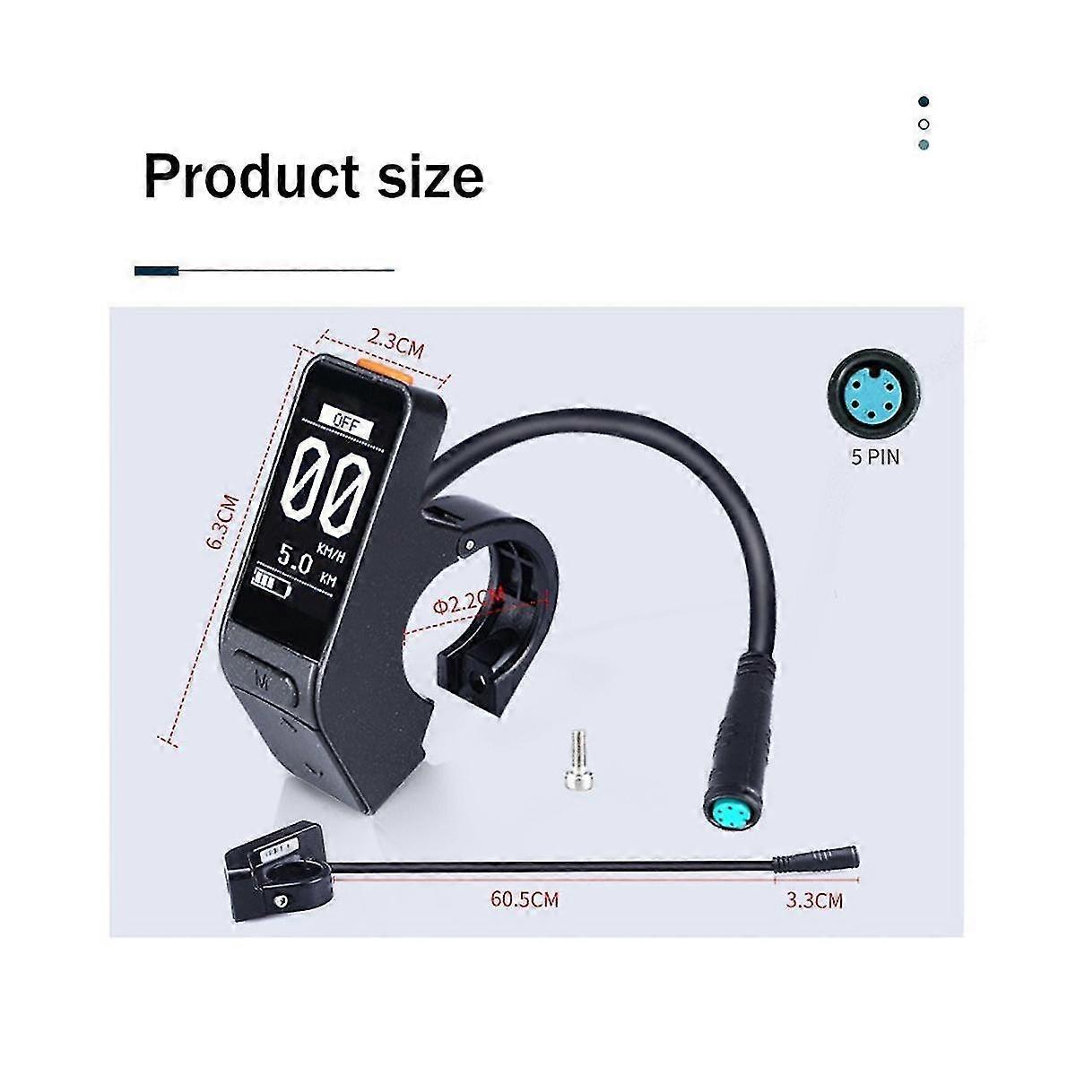 Mini Sw102 Intelligent Lcd Instrument For Central Motor Color Meter Display Outdoor Riding Instrume