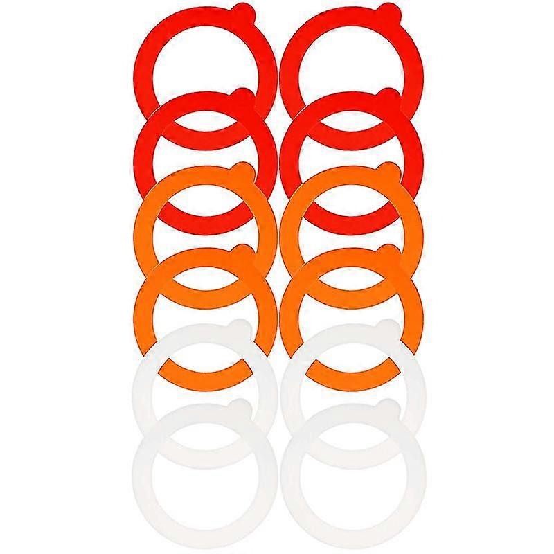 12 stycken silikonpackning, tätningsringar Burklock Monteringstätningar