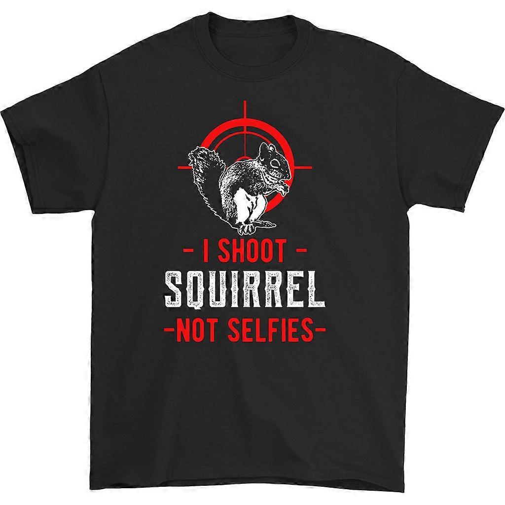 I Shoot Squirrel Not Selfies T-shirt