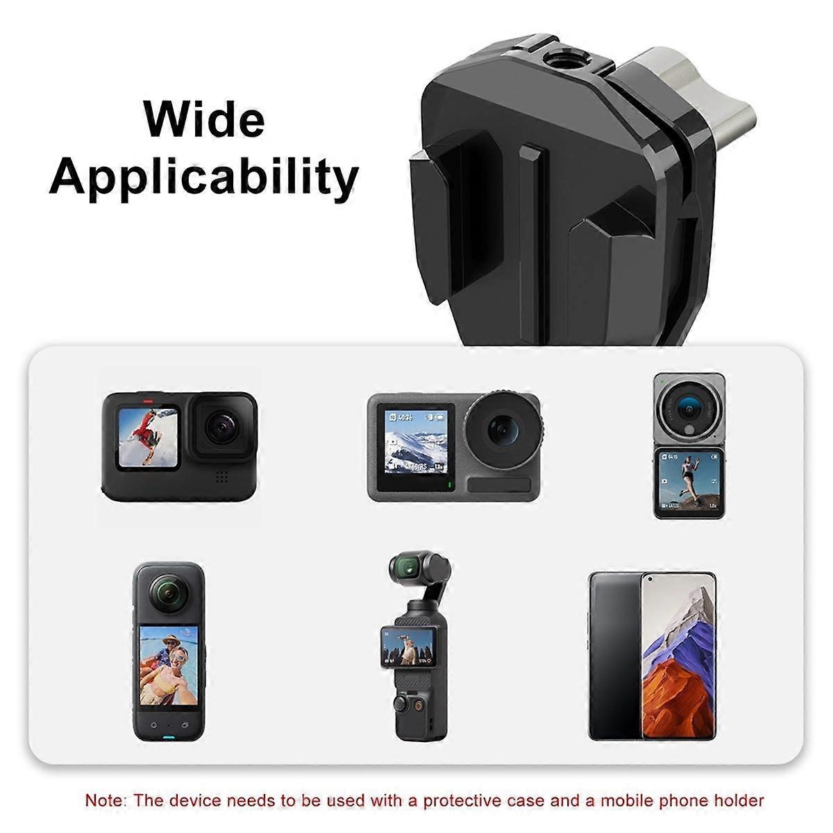 Motorcycle Windshield Bracket Clip for // Sports Camera Multi-Function Bracket