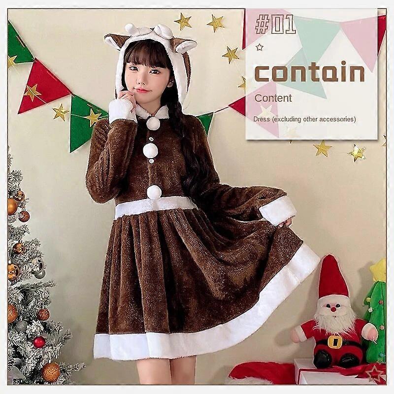 Christmas Cosplay Costume Sexy Reindeer Costume Cute Santa Claus Christmas  Costume Ball Disfraz Role Play Xmas Party Set Anime | Fruugo QA