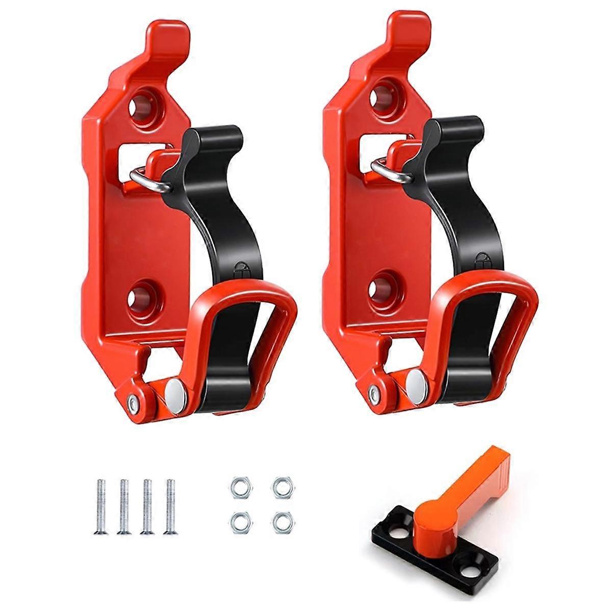 2stk skovlbeslag til tagbøjlemontering skovlmonteringsbeslag tilbehør vægmontering alsidig ora