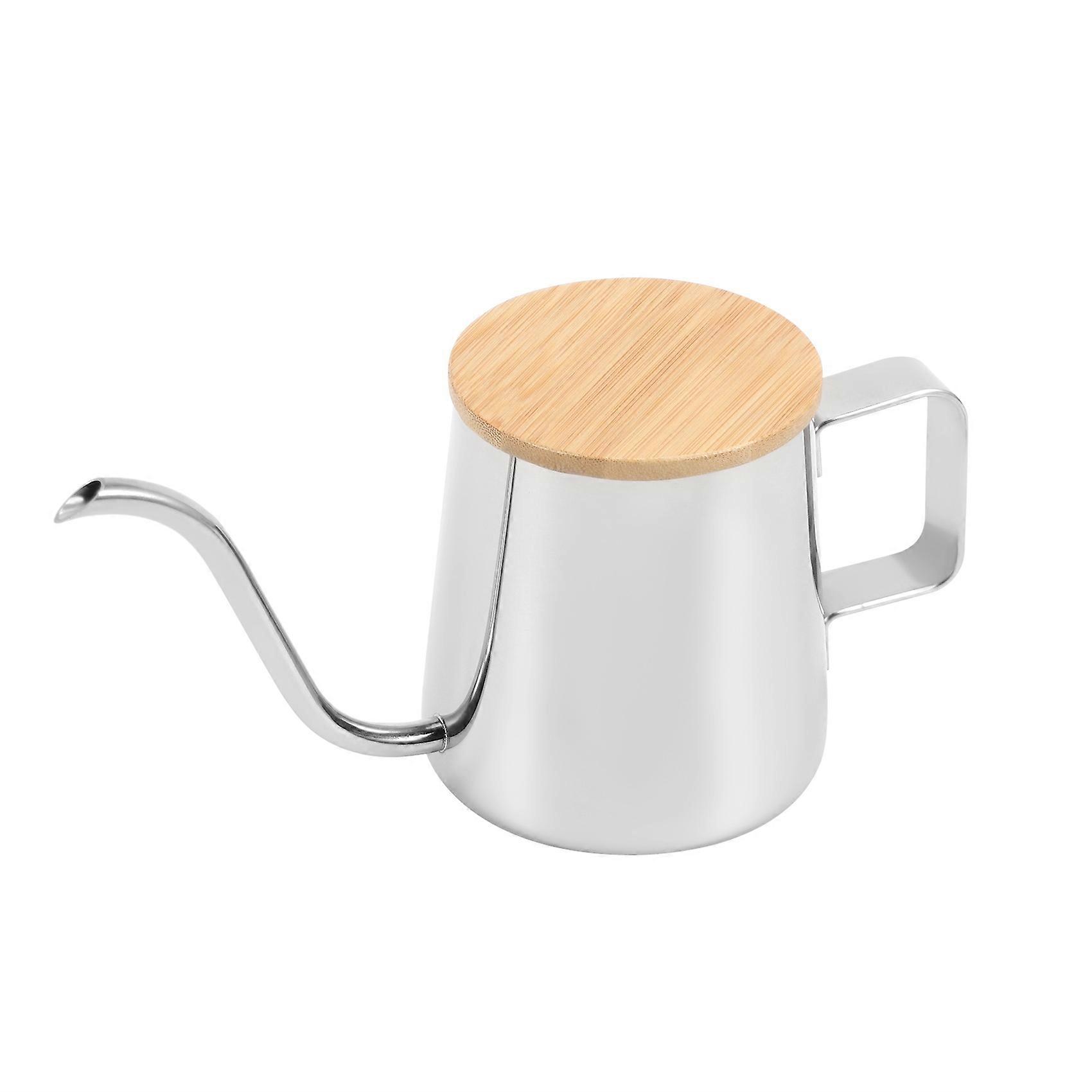 350Ml Long Narrow Spout Coffee Pot Gooseneck Kettle Stainless Steel Hand Drip Kettle Pour Over Coff