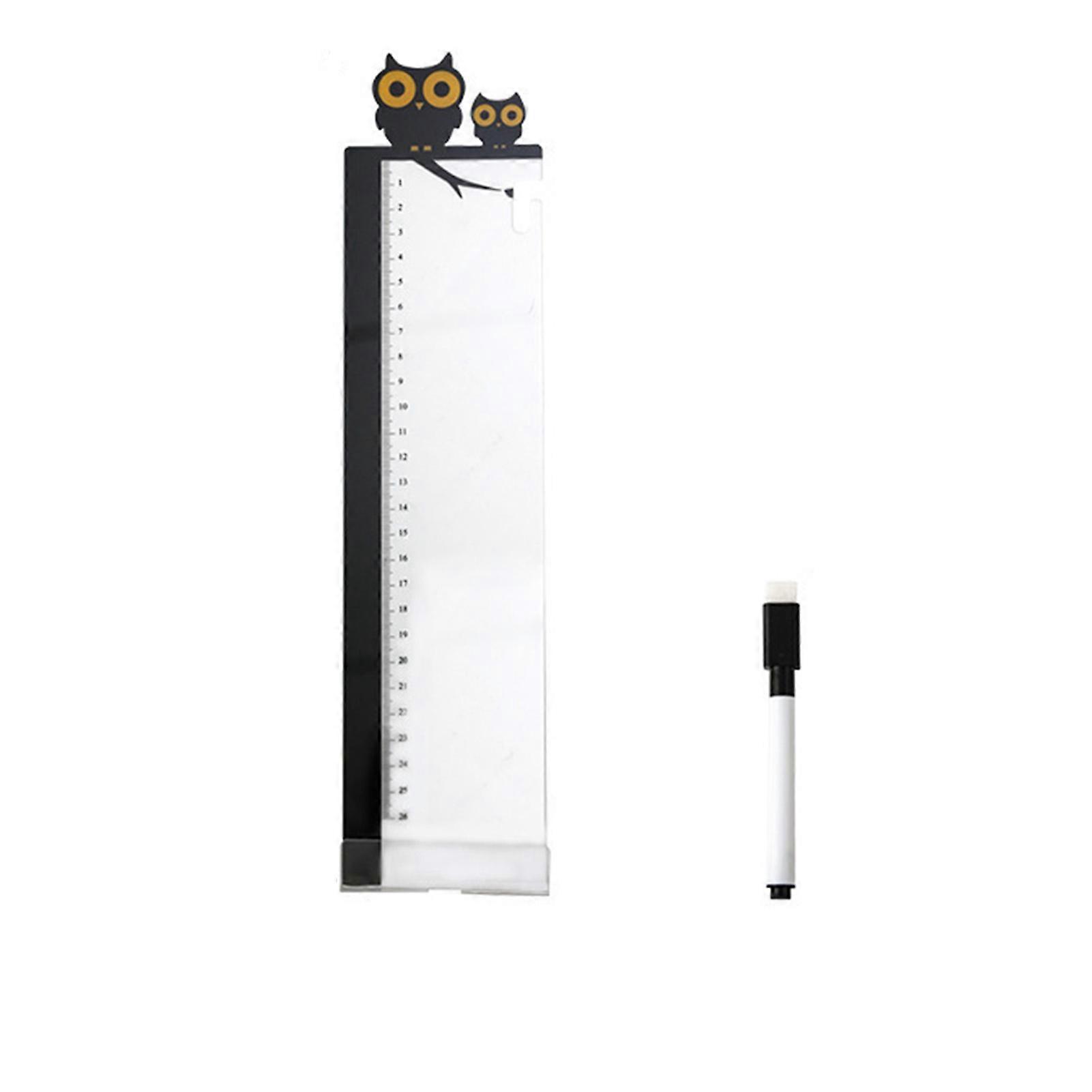 Transparent Acrylic Memo Board Support Frame Hook Message Holder for Organizing Important Messages