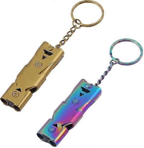 150 Dezibel Notfallpfeife, Notfall-Überlebenspfeife, Doppelrohr Surviva