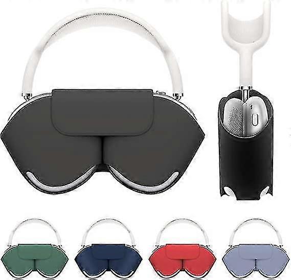 (svart) airpods Max-fodral, automatiskt sömnfunktionsskyddande hörlurfodral för damm och repor, automatiskt sömnfunktionsskyddande hörlursfodral