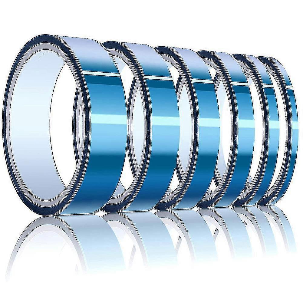 6 Rolls Of High Temperature Adhesive Tape,compatible With Thermal Transfer A