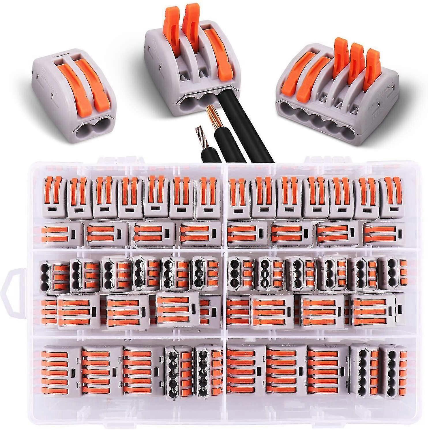 Hardware Wire Splitter, Soft And Hard Wire Terminal (60 Pieces)