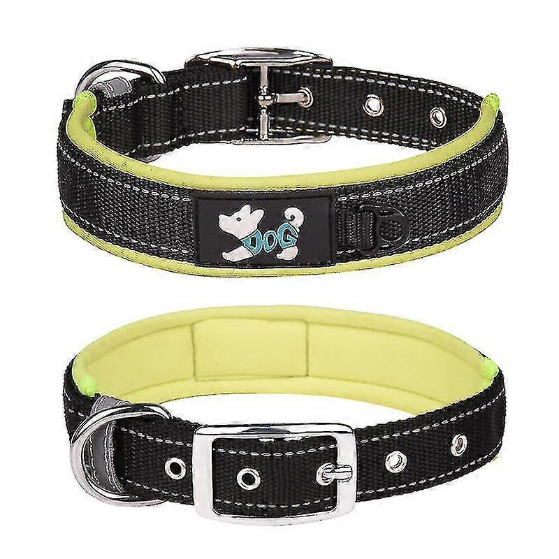 Pet Collar With Reflective Size Xl Blue2