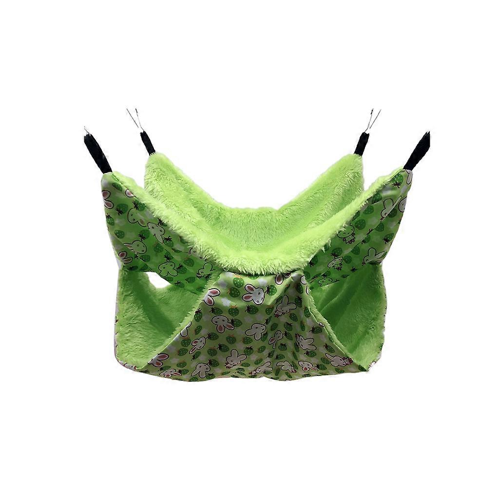 Practical Small Pet Hanging Hammock Double Layer Glider Sleeping Pet Bed Warm