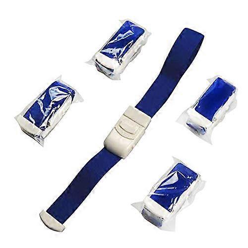 Pack of 5 Quality Medical Tourniquets for NHS A&E Doctors Paramedics & Nurses (5 Royal Blue)
