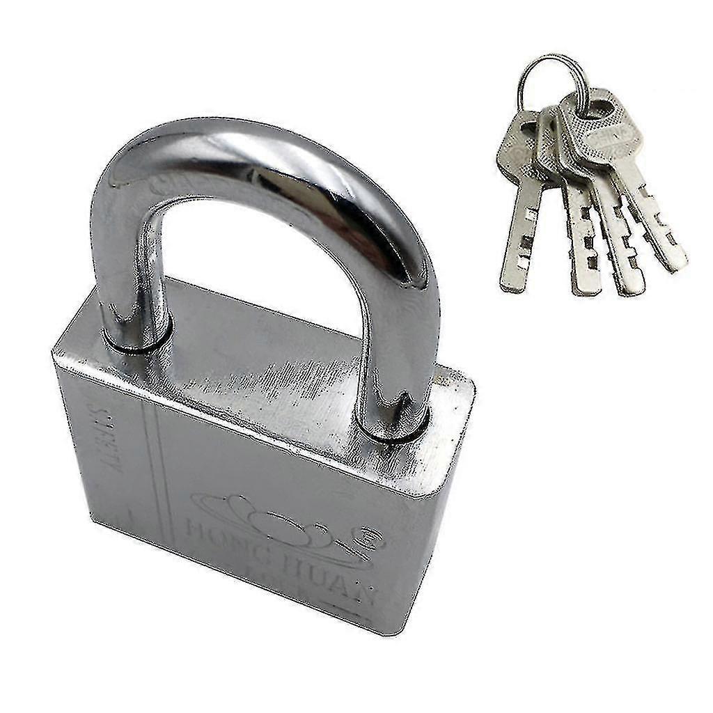 Weatherproof Padlocks Heavy Duty U-shaped Lock Strong Steel Padlock With Keys