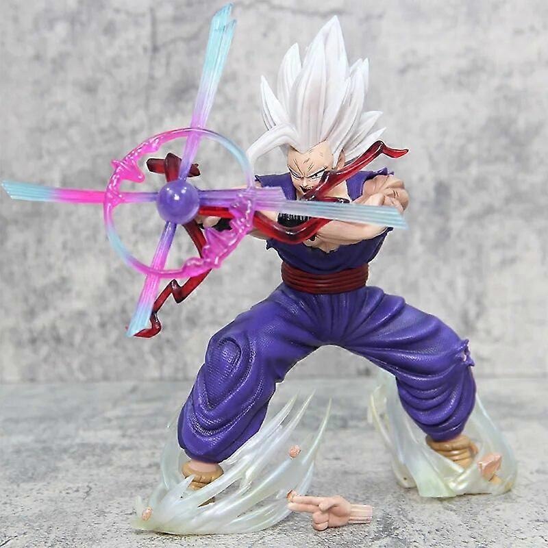 דרגון בול אנימה דמויות סופר חיה גוהאן דמות Makankosappo שיער לבן בן גוהאן פסלון Pvc אספנות צעצועי פסל