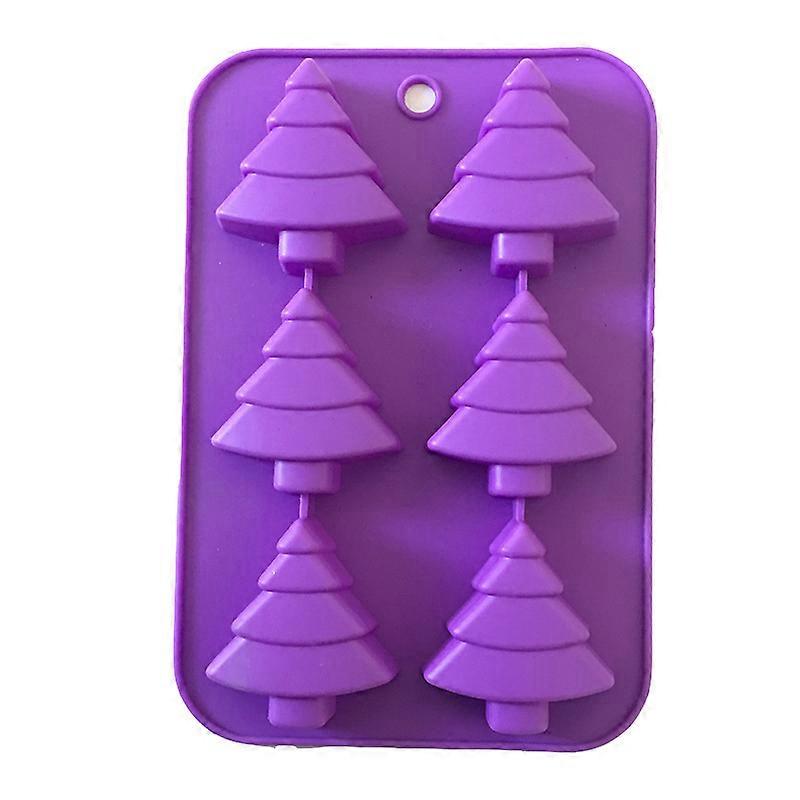1pc Christmas Tree Silicone Mould Chocolate
