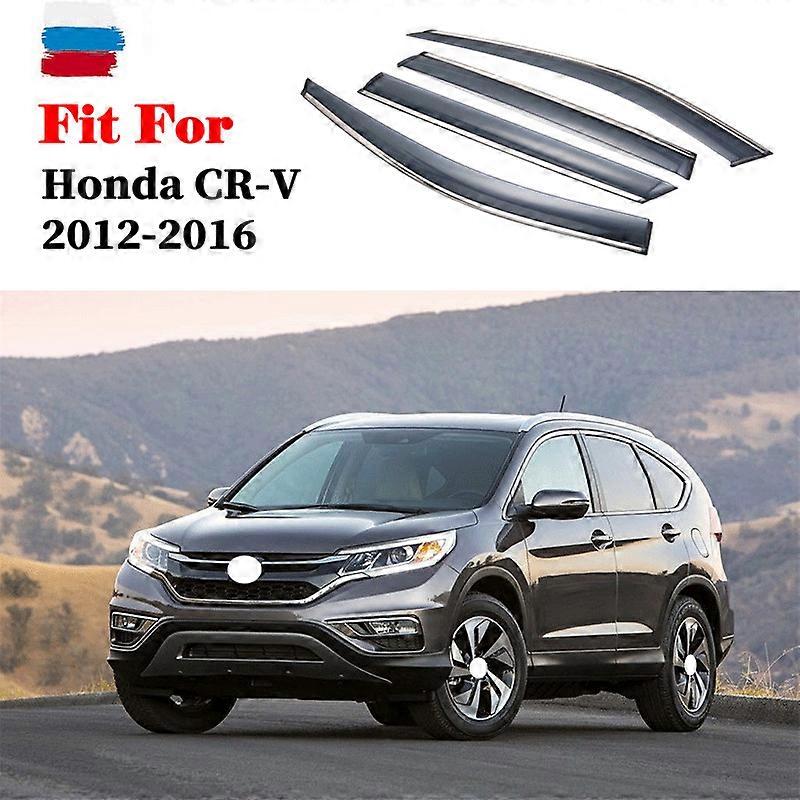 Για Honda CR-V CRV 2012-2016, γείσο παραθύρων, αυτοκίνητο ασπίδα βροχής, εκτροπείς, τέντα, κάλυμμα επένδυσης, εξωτερικό αυτοκίνητο-στυλ, εξαρτήματα, μέρη