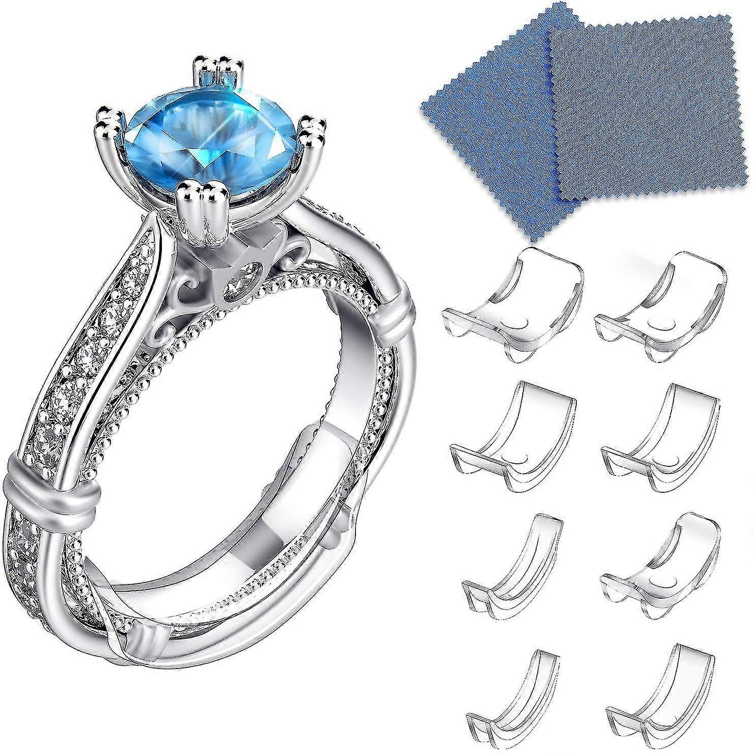 16 Packs Ring Size Adjuster Invisible Ring Size Adjuster For Loose Rings Ring