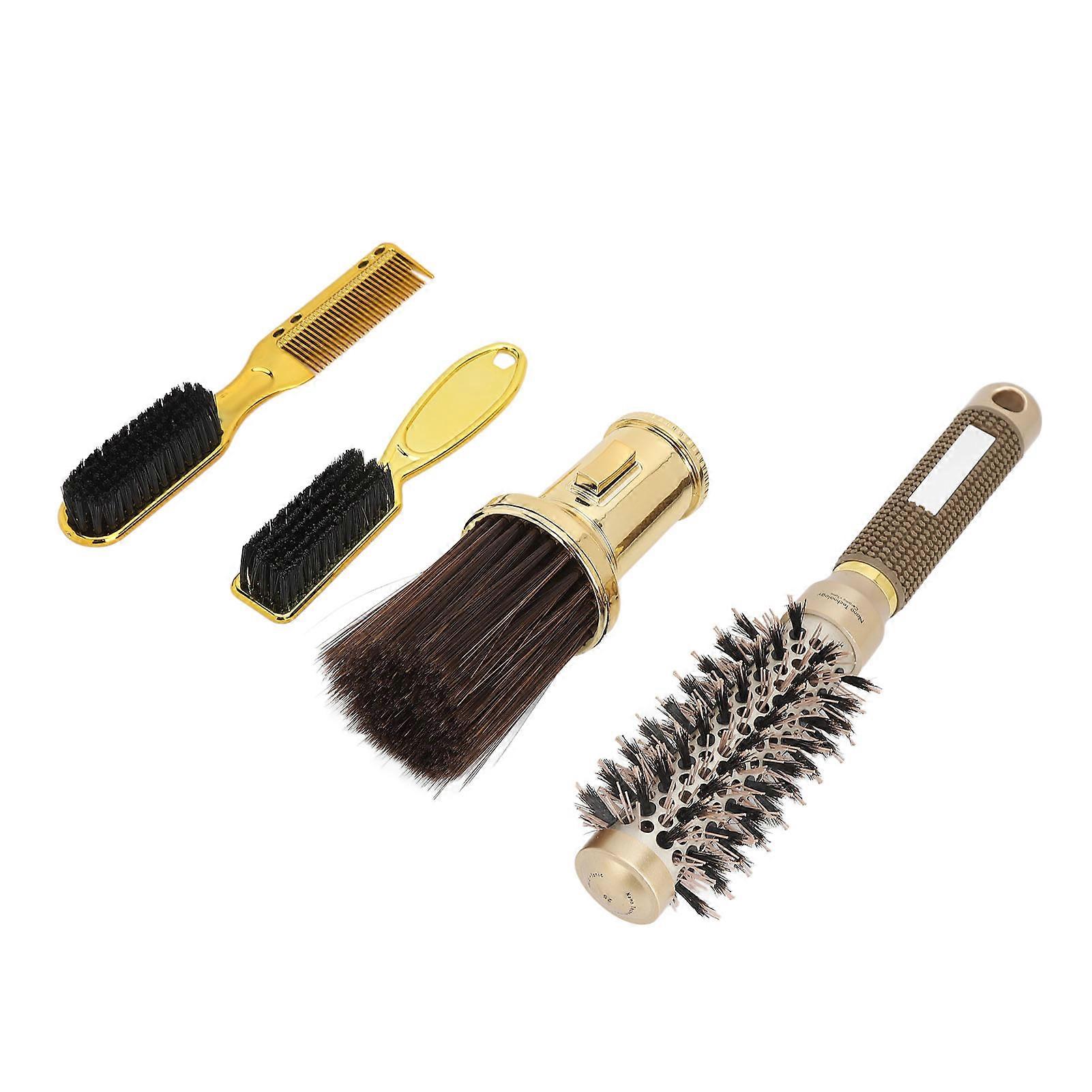 Hairdressing Kit Professional Ergonomic Reduce Hand Fatigue Hair Cleaning Brush Set for Beginner