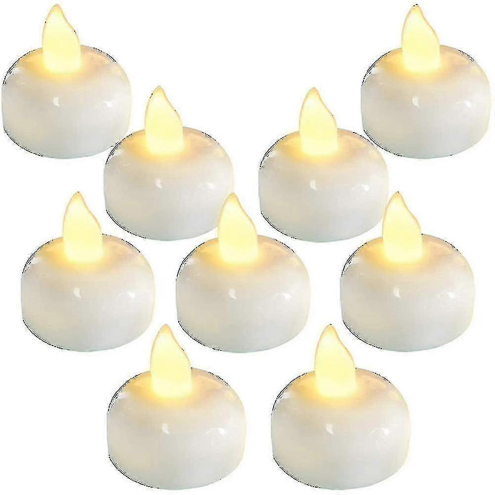 24 Pack Waterproof Flameless Floating Tealights