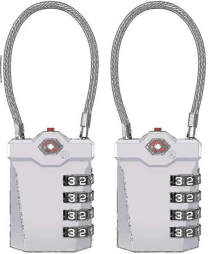 Tsa Lukitsee 2 osaa. Tsa Matkatavaralukko 4 numeroa. Yhdistelmälukitus matkalaukku. Kaapeli