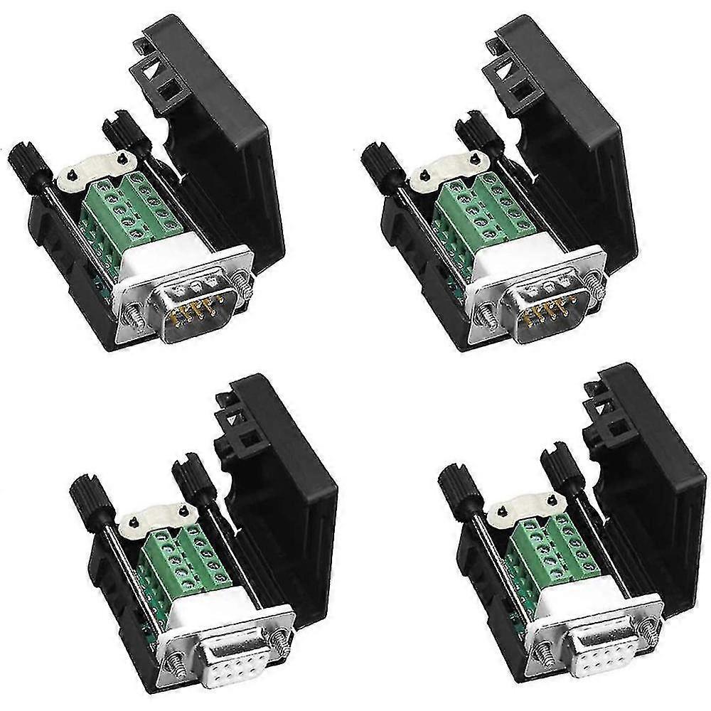 Db9 Solderless Rs232 D-sub Serial To 9pin Port Terminal Male Female Adapter Connector Breakout Boar