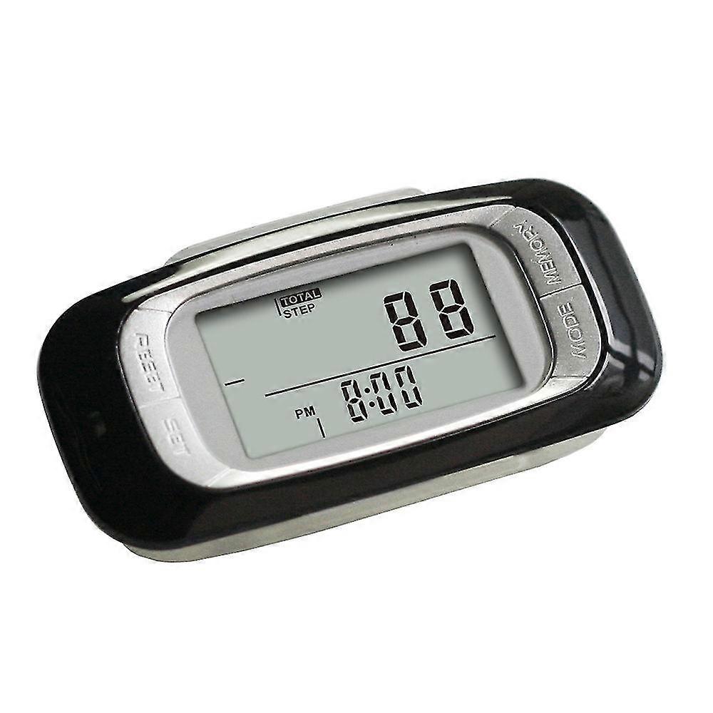 Pedometer For Walking, 3d Pedometer With Clip And Strap, Simple Step Counter | 30 Days Memory, Walking Distance Miles/km, Calorie Counter, Daily Targe