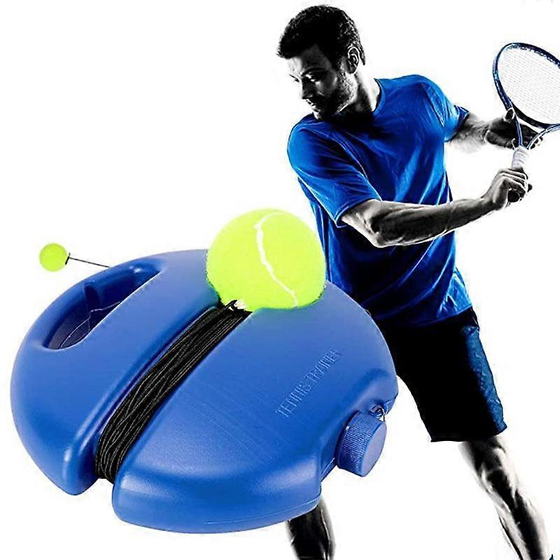Tennis Training Device with Ball Single Training Device Practice Self-Duty Tennis Self-learning Rebound Device Sparsring Device round base
