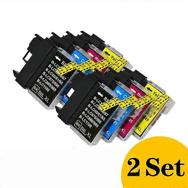 Kompatibel blekkpatron for bror DCP- J140W / 145C / 165C / 185C / 195C / 197C for LC38 / LC11 / LC61 / LC63 / LC65 / LC67 / LC980 / LC1100 / LC990