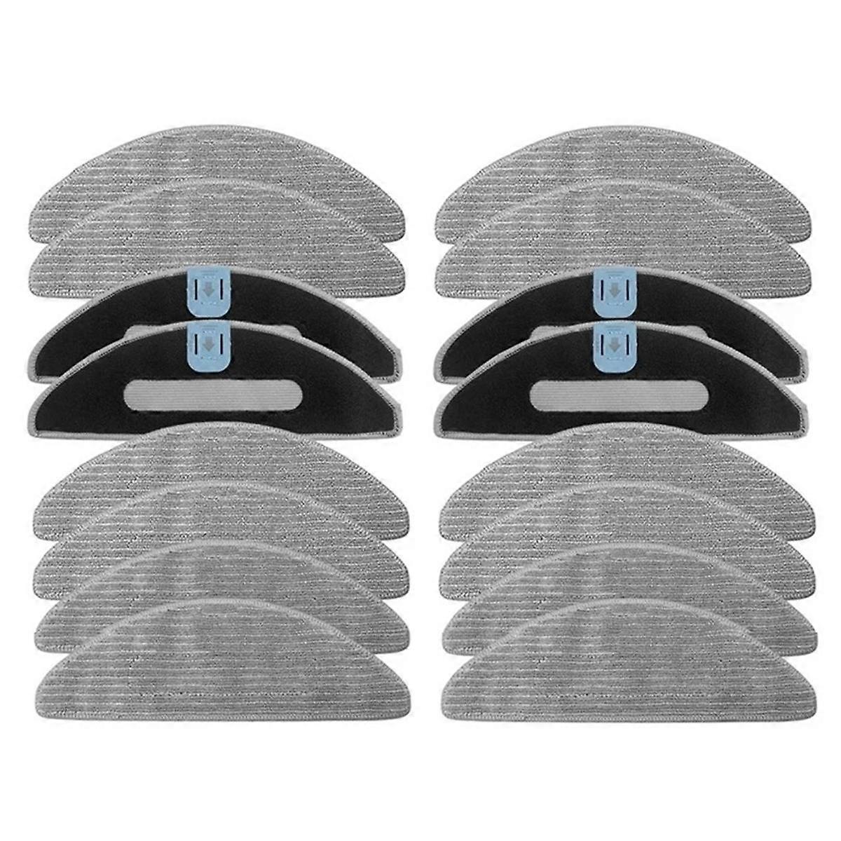 16 PCS Mop Pads for Combo I5, I5+, J5, J5+ Robot Vacuum Microfiber Washable Reusable Mopping Cloth