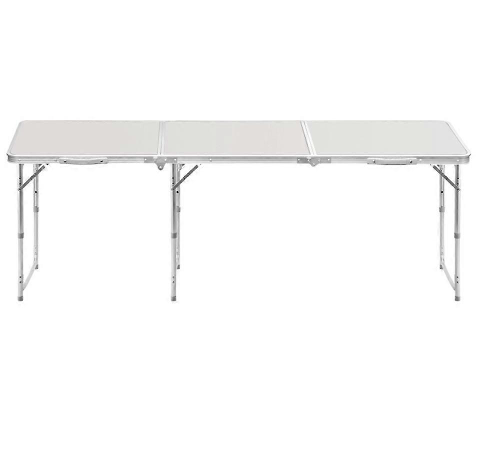 1.8m outdoor folding table aluminum alloy stall folding table simple table folding portable multifunctional