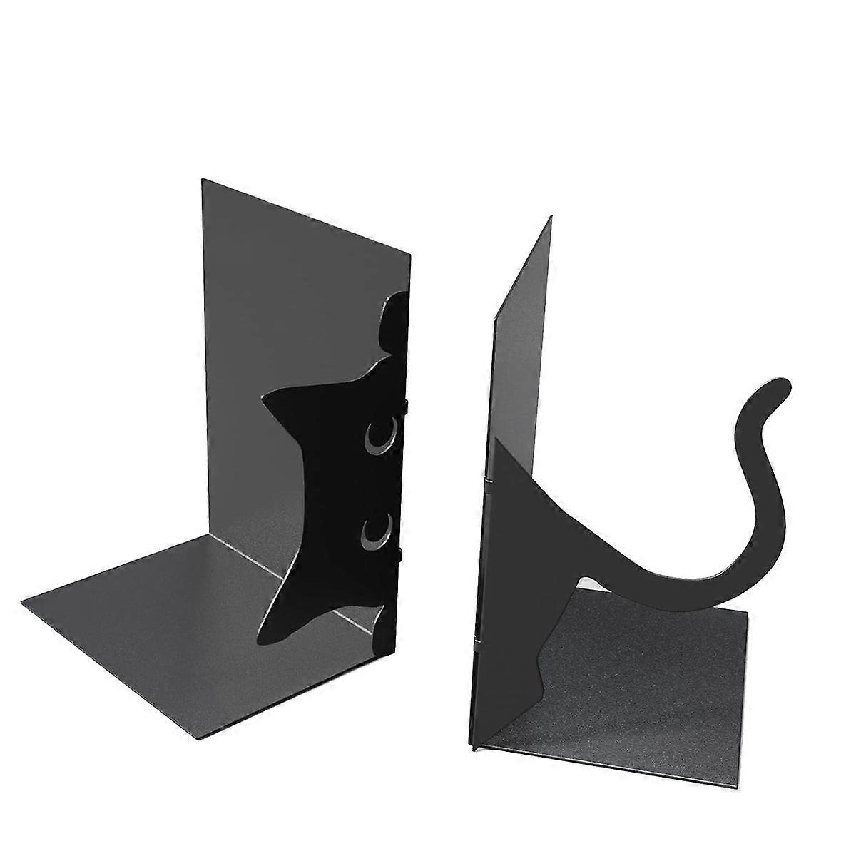 Cute Cat Book Ends,Decorative Book Ends,Book Ends for Shelves,Bookshelf Decorative Objects,Home Desk Bookshelf