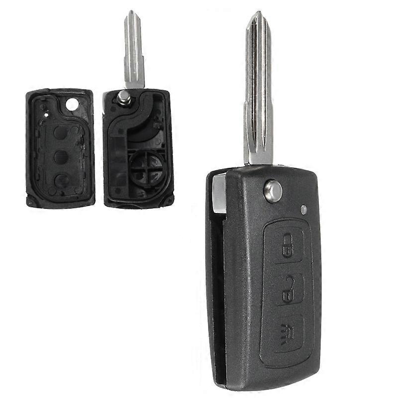 3 Button Car Folding Remote Flip Key Case Shell Fob With Battery Holder Replacement For Great Wall HAVAL HOVER H3 H5