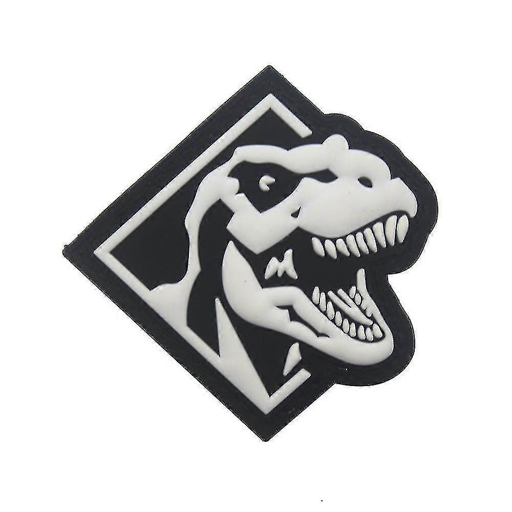 Dinosaur Patch Tactical Luminous Patch Flag Magic Stickers Badge Decoration