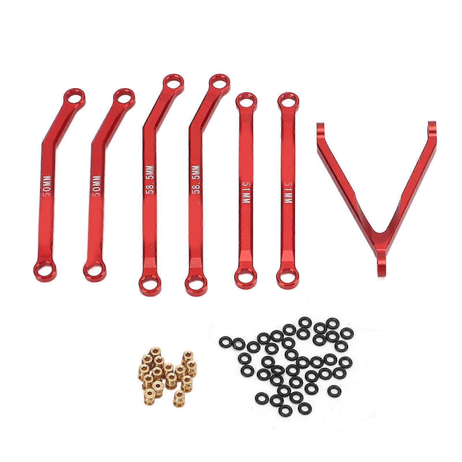 Axial SCX24 Rot 1:24 RC Auto Aluminiumlegierung Lenkgestänge Kit