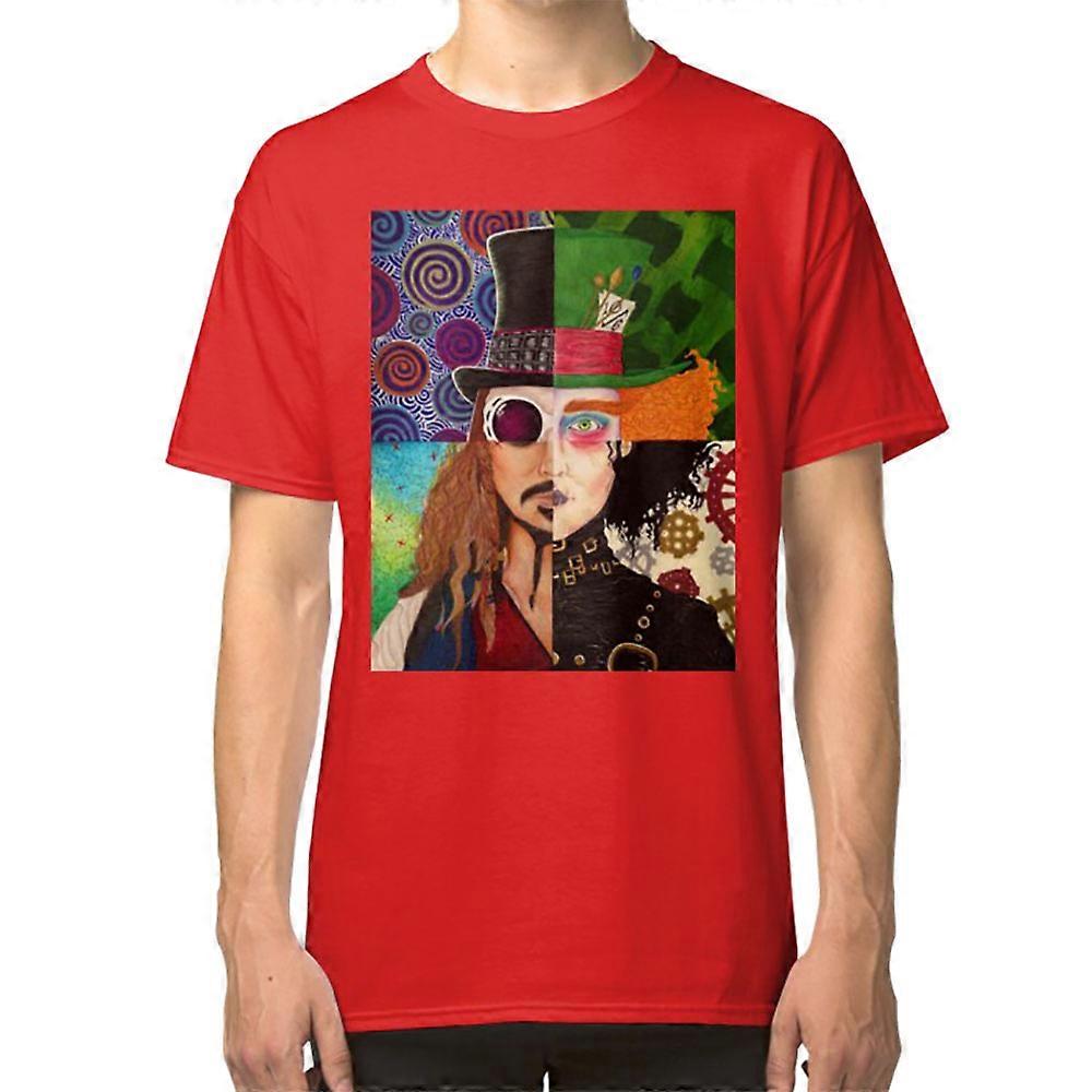 Johnny Depp Character Collage T-shirt