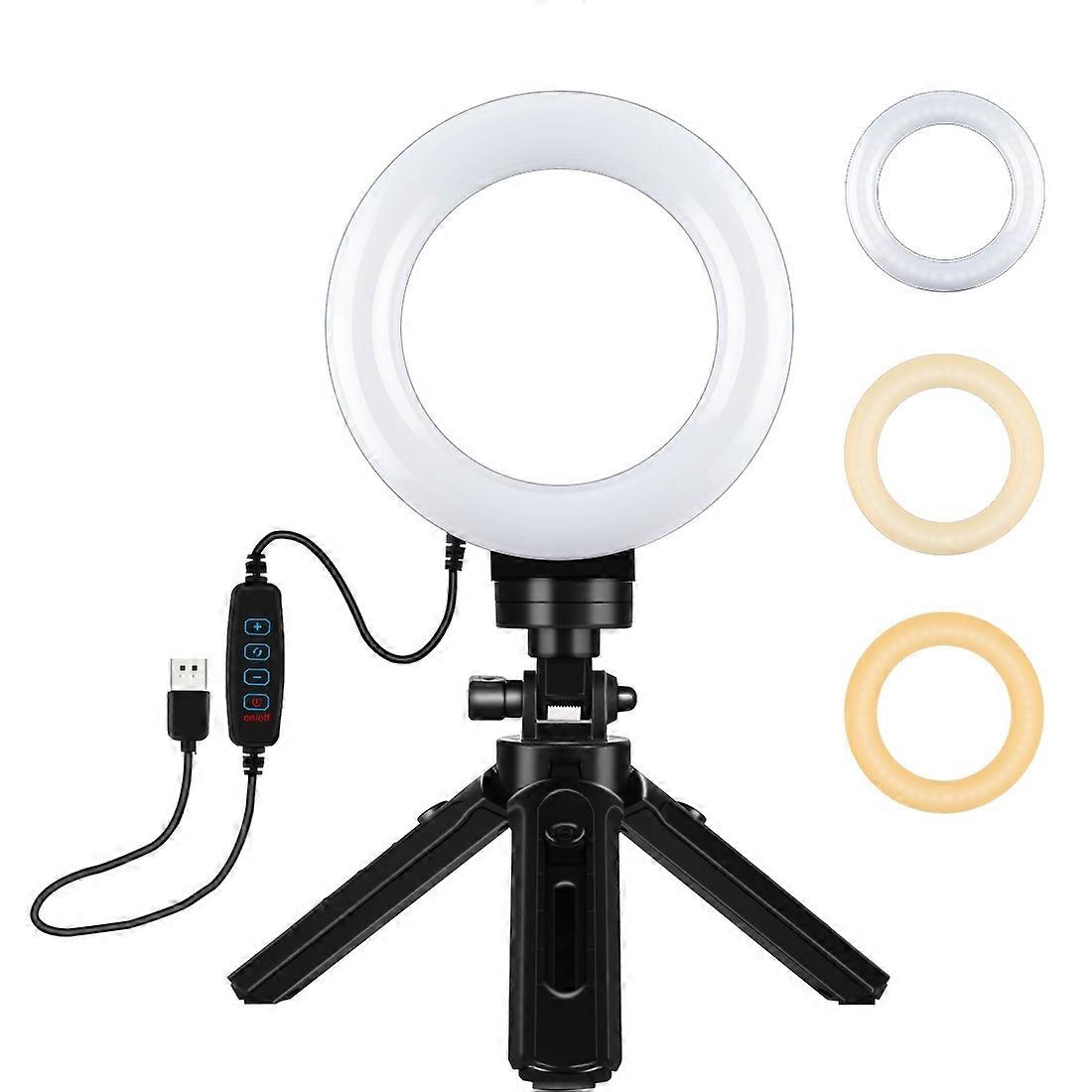 4.7 inch Ring Light + Pocket Tripod