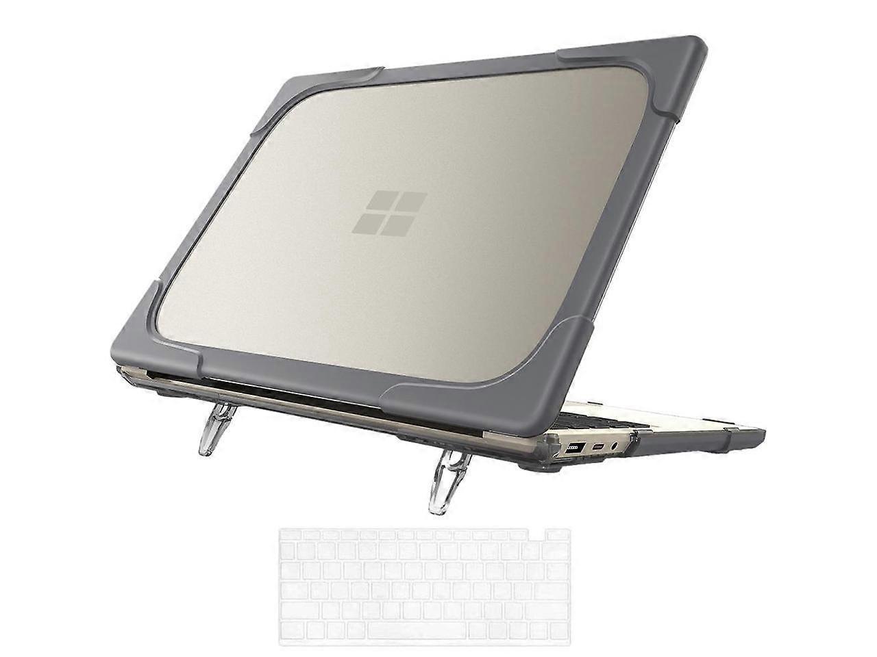 Case Compatible with Microsoft Surface Laptop Go 3/2/1 12.4 inch 2023 2022 2020 Release (models: 2013 & 1943), Protective Plastic Hard Shell Case Cove