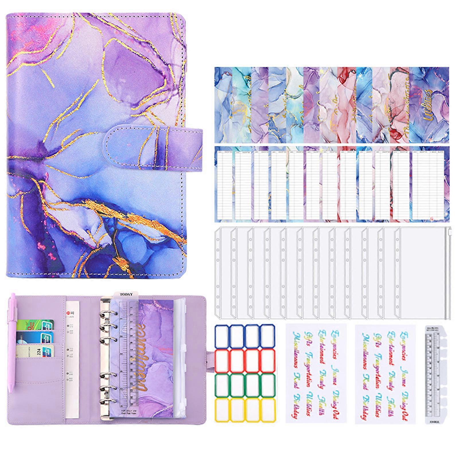Binder Notebook A6x PU Leather Loose Sheet Notebook