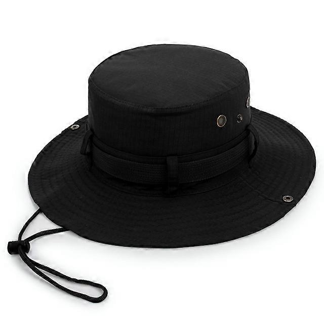 בגדי ריקוד גברים קיץ פנמה כובעי דלי הגנה חיצונית מפני השמש כובע דייג זכר מוצק נושם כובע שמש חוף לגברים