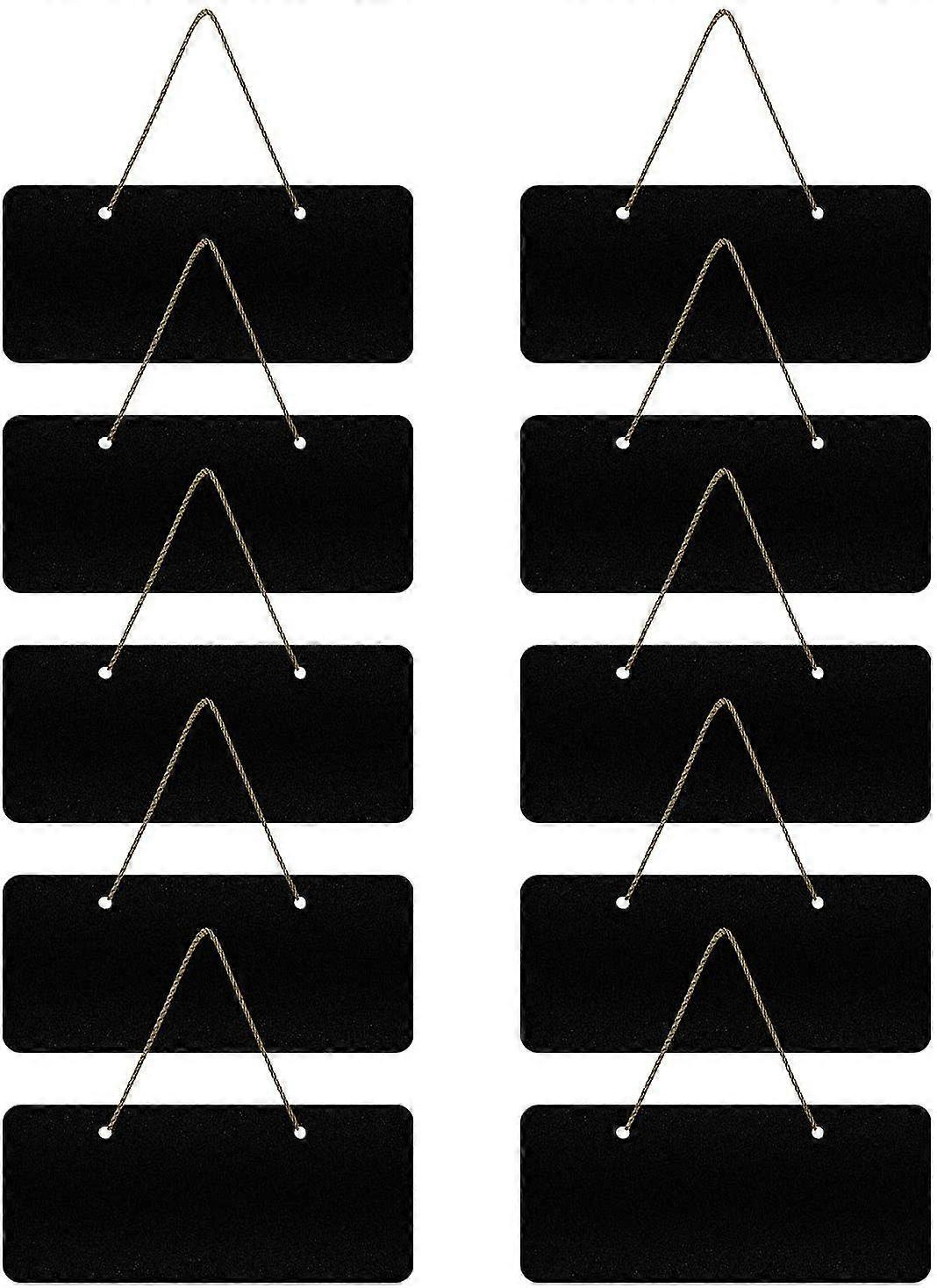 2025 New Small Blackboard Reusable 10pcs Mini Chalkboard Mini Chalkboard Signs Hanging