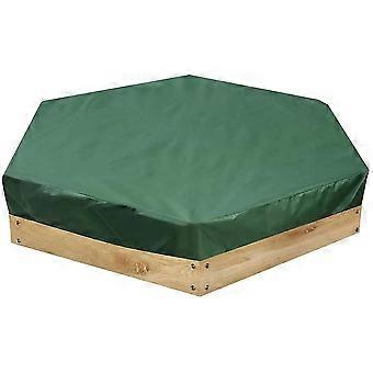 Dustproof Sandpit Canopy-Green Sandpit Cover With Drawstring