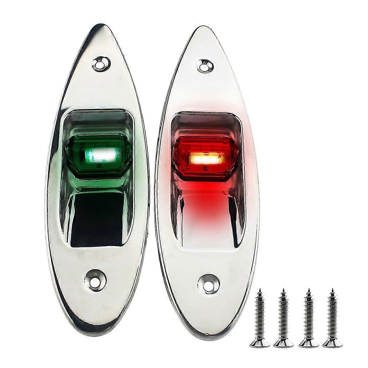 Led Two-color Signal Lights Marine Universal Navigation Lights Navigation Lights Boat Supplies-MXBC